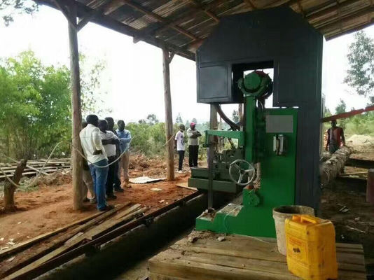 Serração vertical de alimentação automática vendo da faixa do CNC do diâmetro 1200mm com transporte do log