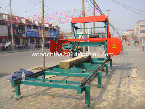Best Selling wood cutting machine band saw portable sawmill Portable Wood Sawmill with Mobile Trailer