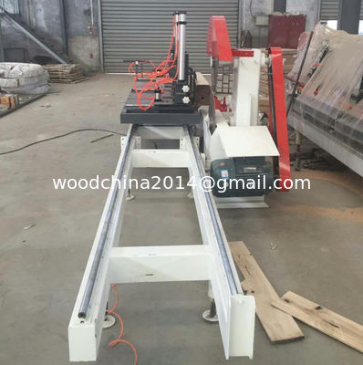 2 Blade Circular Sawmill 7.5Kw 40cm Wood Cutting Sawmill Machine