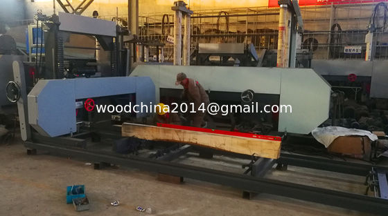 700mm Dia Wood Portable Sawmill Diesel Wood Bandsaw Mill