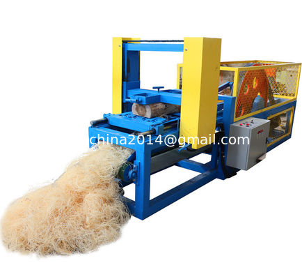 50-150 kg/hora Máquina de Fabricação de Lana de Madeira Máquina de Barbear Lana para Lança-fogo de Lana de Madeira