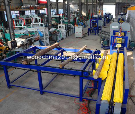 Lumber Industrial Sawmill Equipment 350mm Log Milling Machine