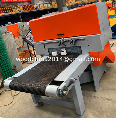 Automatic Belt Feeding Twin Circular Blades Board Edger Sawmill Machine Width 1000mm