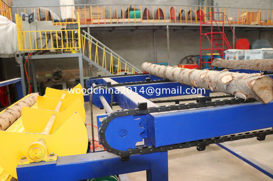 Fully Automated Bandsaw Wood Mill Sawmill Woodworking Log Cutting Twin Blade Vertical Saw Machine