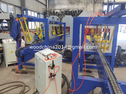 Vertical Double Blades Band Wood Cutting Saw Machine Ssawmill Vertical Band Saw