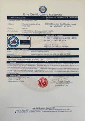 CHINA Weifang Jiuyi Information technology co., LTD Certificações